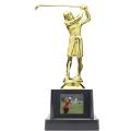 TAO F131 Female Golfer Digital Photo Trophy