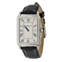 Raymond Weil Men's Black Leather Strap Watch
