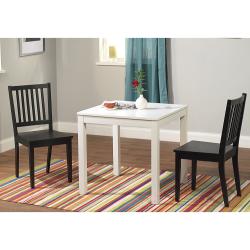 Black and White Dining Set 3-piece 