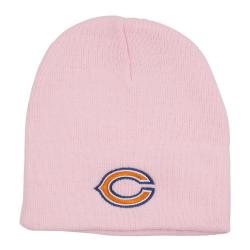 Chicago Bears Pink Beanie Stocking Hat