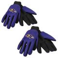 Baltimore Ravens Two-tone Work Gloves (Set of 2 Pair)