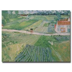 Vincent van Gogh 'Auvers after the Rain, 1890' Canvas Art