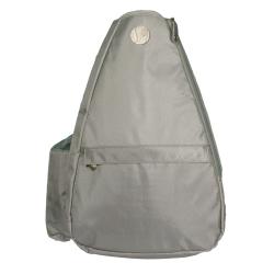 Jet Pac Solid Silver Tennis Sling Bag