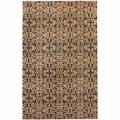 Handmade Luna Moroccan Trellis Beige Wool Rug (7'6 x 9'6)