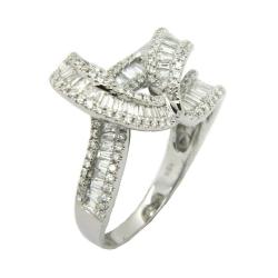D'sire 18k White Gold 1 5/8ct TDW Diamond Fashion Ring (G-H, VS1-VS2)