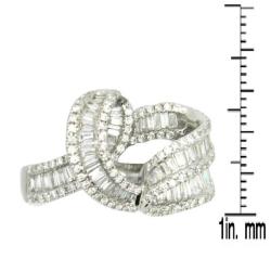 D'sire 18k White Gold 1 5/8ct TDW Diamond Fashion Ring (G-H, VS1-VS2)