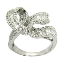 D'sire 18k White Gold 1 5/8ct TDW Diamond Fashion Ring (G-H, VS1-VS2)