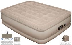 Pure Comfort Queen-size Raised Suede Top Air Bed