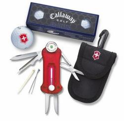 Victorinox Golf Tool with Golf Balls Tin Gift Set