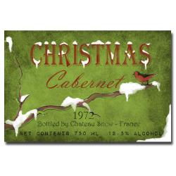 Working Girls Design 'Christmas Cabrenet' Canvas Art