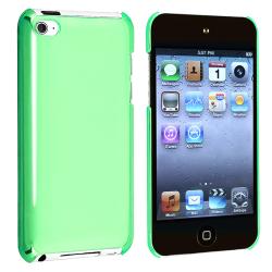Clear Green Snap-on Slim-fit Case for Apple iPod Touch Generation 4