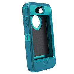 Otter Box Apple iPhone 4/ 4S OEM Light Teal/ Deep Teal Defneder Case