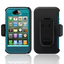 Otter Box Apple iPhone 4/ 4S OEM Light Teal/ Deep Teal Defneder Case