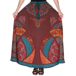 Tabeez Ethnic Print Maxi Skirt