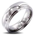 Tungsten Carbide High Polish Ridged Edge Ring