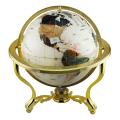 Pearl Desktop Large Lapis/ Gemstone Globe