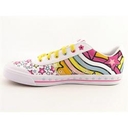 Adidas Womens Brasic Str II W White Athletic Shoes (Size 13.5)