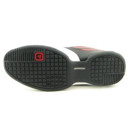 Adidas Men's White/ Black 'Attack Feather' Basketball Shoes