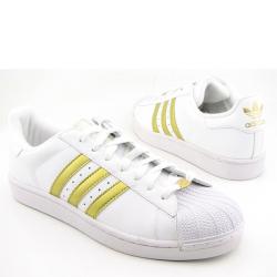Adidas Men's 'Superstar II' White Leather Sneakers (size 13)