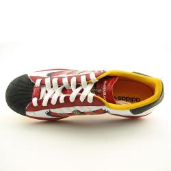 Adidas Men's Red 'Superstar 1' Atlanta Hawks Edition Sneakers (Size 14)