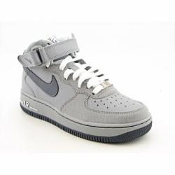 Nike Girls' Air Force 1 Mid Gray Basketball Shoes