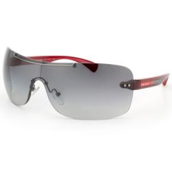 Prada Women's Sport Red Shield Plastic Sunglasses