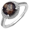 Sterling Silver Smoky Quartz Ring