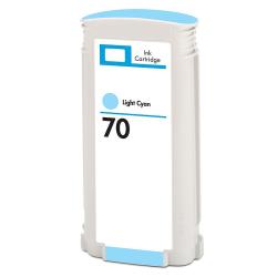 HP 70/ C9390A Light Cyan Ink Cartridge (Remanufactured)
