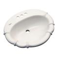 Madison Collection Addison Series Acrylic Bone Bathroom Drop-in Sink