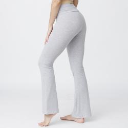 American Apparel Women's Heather Grey Cotton Spandex Jersey Yoga Pants (XXS)