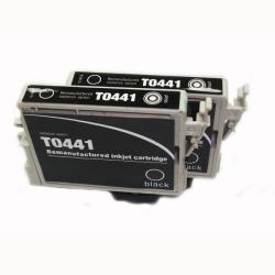 Epson T044120 Black Ink Cartridge (Remanufactured) (Pack of 2)