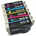 Epson T078 Cartridge Combo (Remanufactured) (Pack of 6)