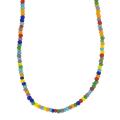 Sterling Silver Children's Multicolored Bead Necklace
