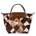 Longchamp Patch Pony Toile Nylon Satchel