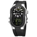 Philip Stein Men's 'Signature' Black Silicone Strap Quartz Watch
