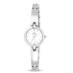 Bulova Women's Stainless Steel Round Bangle Link Watch