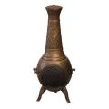 Garden Odyssey Antique Brass Cast Iron Chimney (21 x 60)