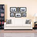 Portfolio Convert-a-Couch Trace Cream Renu Leather Squared Arm Futon Sofa ...