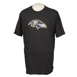 Reebok Baltimore Ravens Black Logo T-shirt