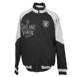 Oakland Raiders Full Zip Cotton Track Jacket