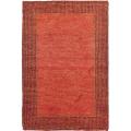 Hand-knotted Gabeh Passage Orange Wool Rug (3' x 5')