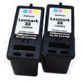 Lexmark 18C003 Tri-color Ink Cartridges (Remanufactured) (Pack of 2)