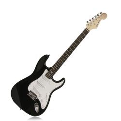 SVP dr. Tech Kids MS-X1 Distressed Tele Design Black/ White Electric Guitar