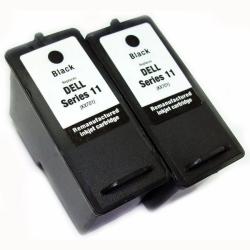 Dell Series 11 Black Ink Cartridges (Remanufactured) (Pack of 2)