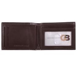 Geoffrey Beene Men's Leather Slim Bi-fold Wallet