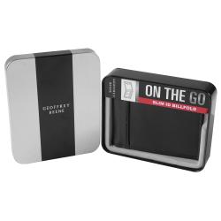 Geoffrey Beene Men's Leather Slim Bi-fold Wallet