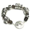 Sterling Silver Smokey Quartz Bracelet