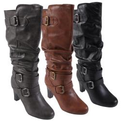 Madden Girl by Steve Madden 'Prepie' Buckle Detail Slouchy Boot