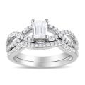14k White Gold 1ct TDW Diamond Ring Set (G-H, I1-I2)