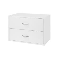 freedomRail O-Box 2-Drawer in White